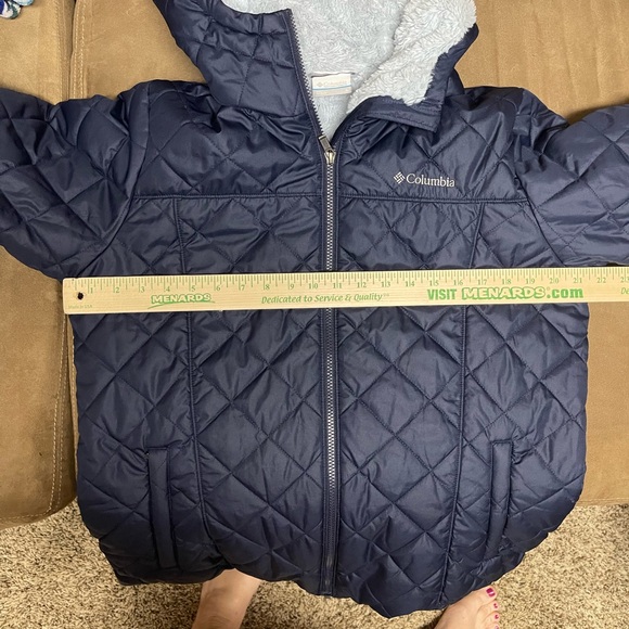 Columbia Women's Navy Quilted Ski Jacket - Picture 8 of 9